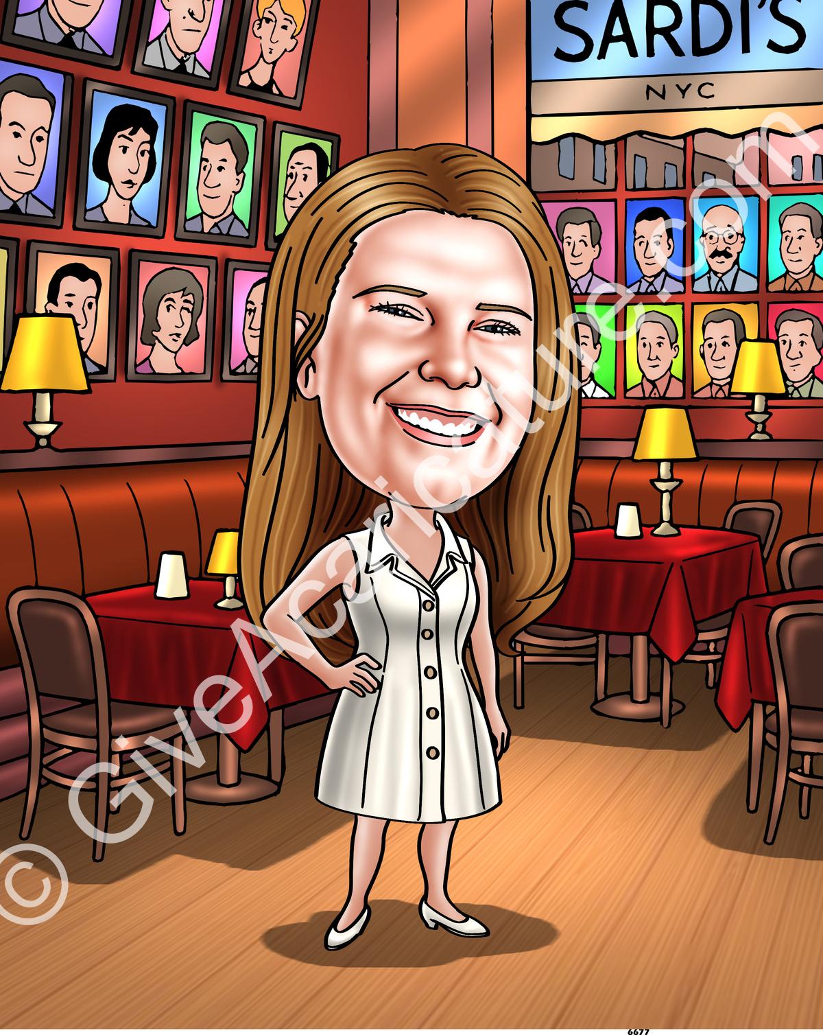caricature for Matthew H.